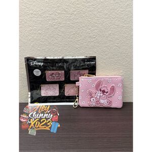 Disney Character Spring Floral Blind Bag Coin Purse Wallet - Stitch